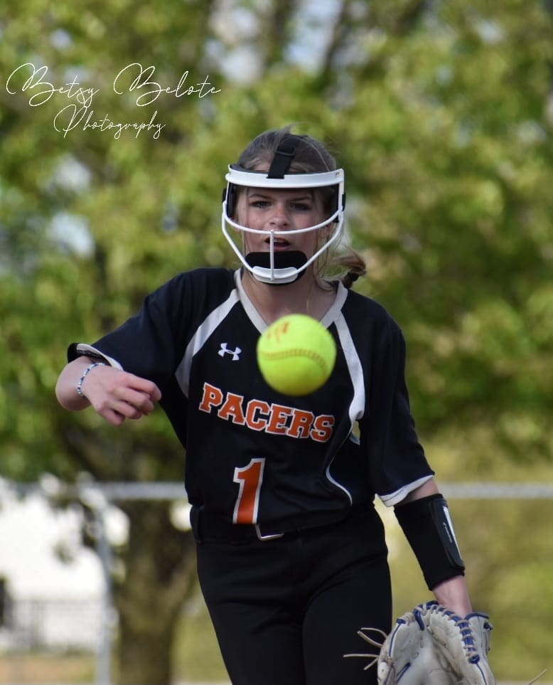 Youth athlete in action during game